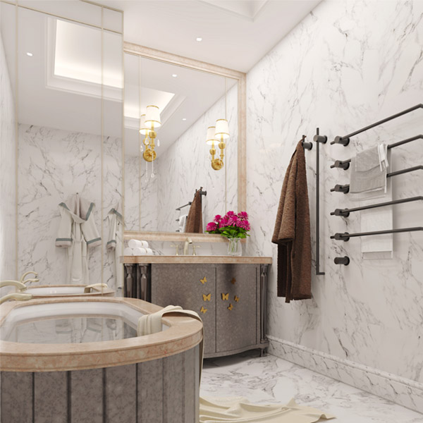Bathroom Configuration Of Hardcover Room